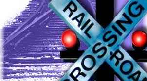 A Centralia man died after a collision with a train on Saturday night.